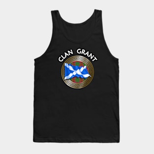 Clan Grant Crest & Tartan Knot Tank Top